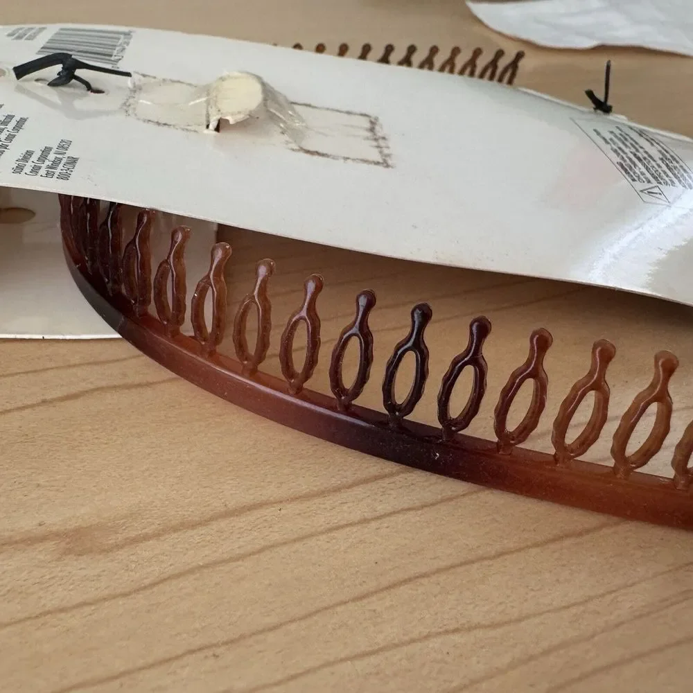 Vtg Y2k Scunci Flexi-Wrap Headband Hair Accessories NOS New On Card Brown‎ Teeth